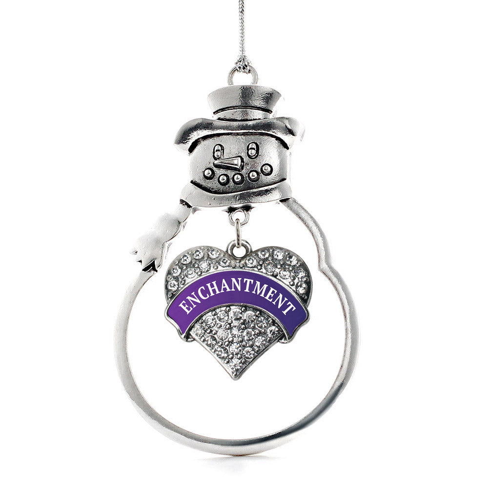 Enchantment Pave Heart Charm Christmas / Holiday Ornament