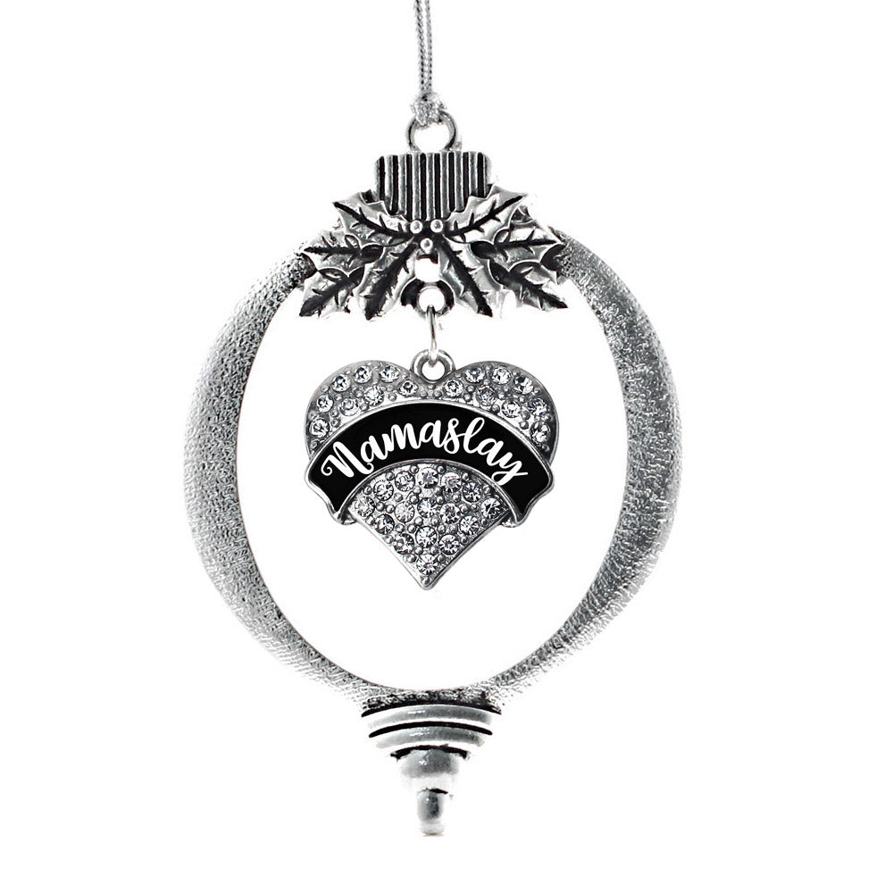 Namaslay Pave Heart Charm Christmas / Holiday Ornament