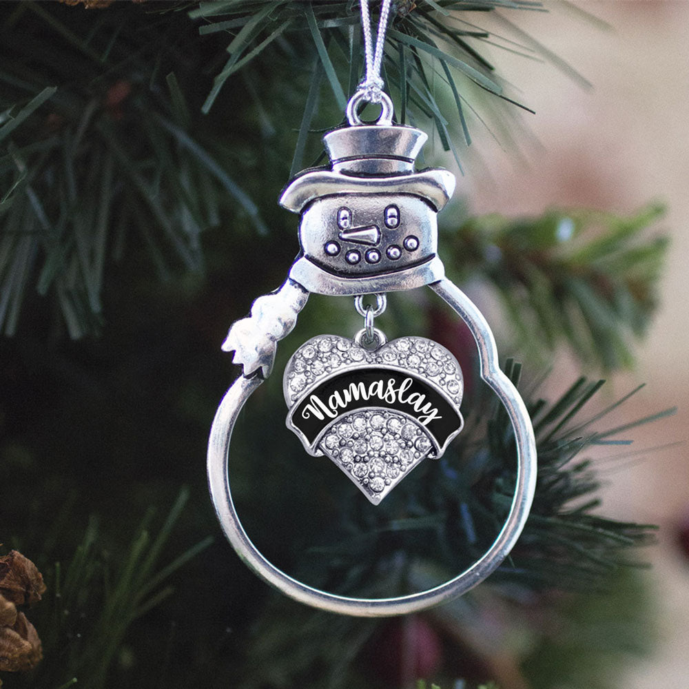 Namaslay Pave Heart Charm Christmas / Holiday Ornament