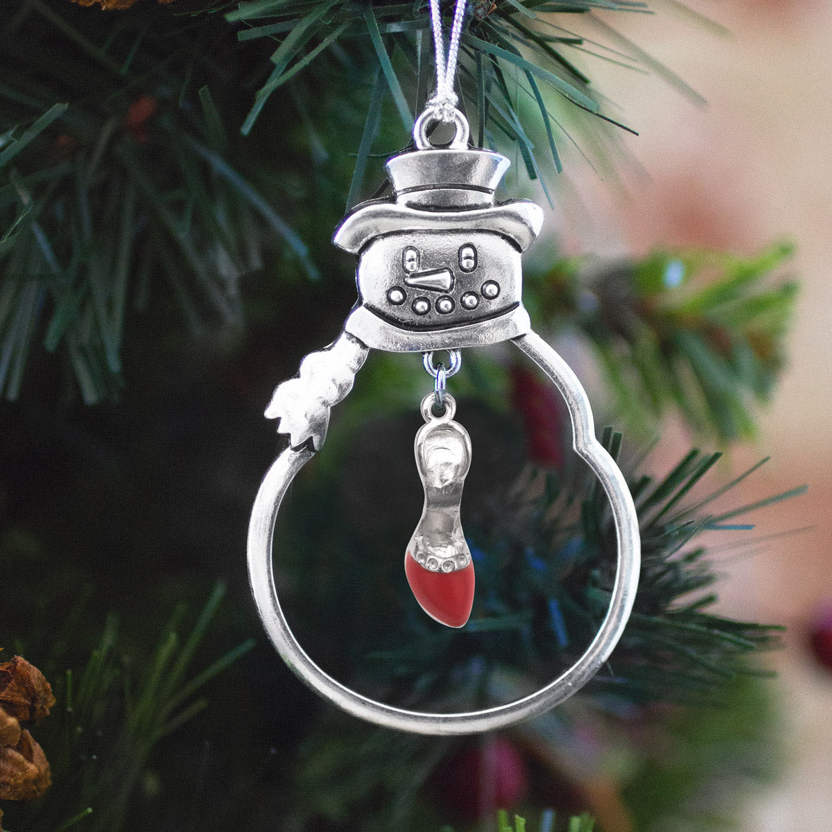 Red Heel Shoe Charm Christmas / Holiday Ornament