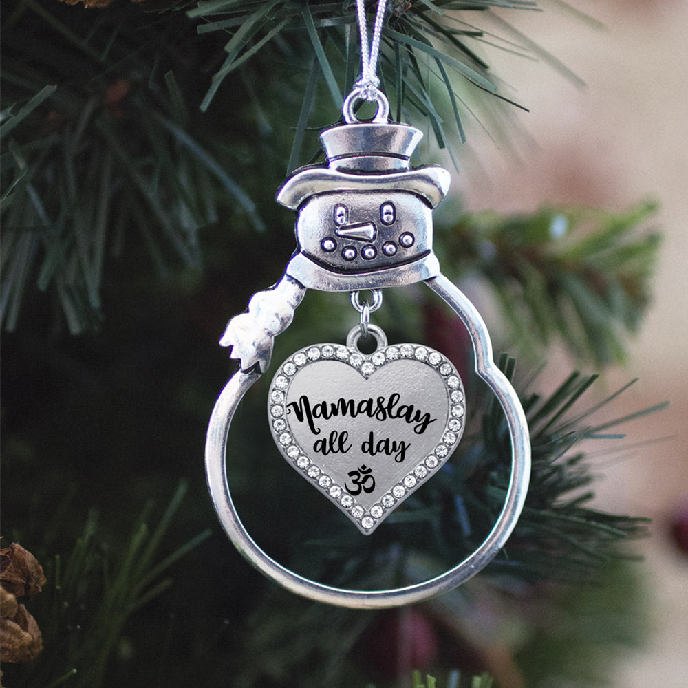 Namaslay All Day Open Heart Charm Christmas / Holiday Ornament