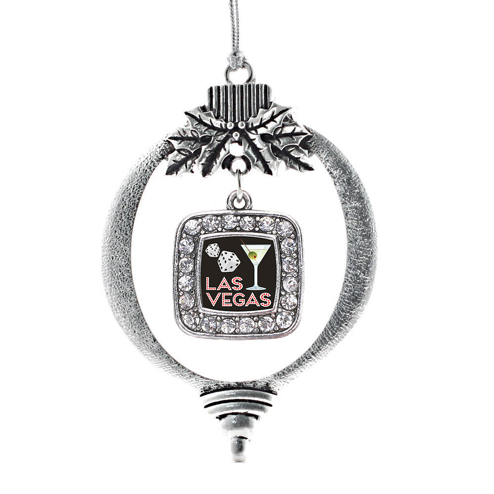 Las Vegas Square Charm Christmas / Holiday Ornament