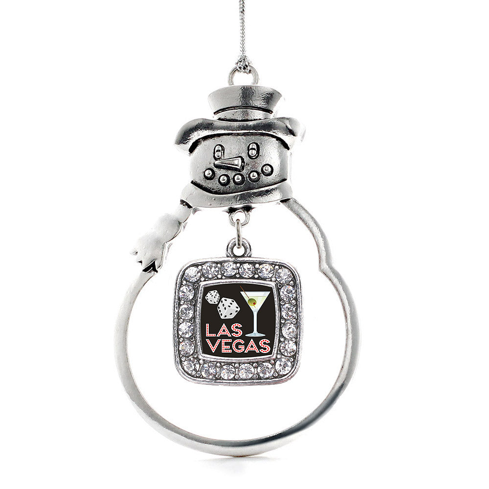 Las Vegas Square Charm Christmas / Holiday Ornament