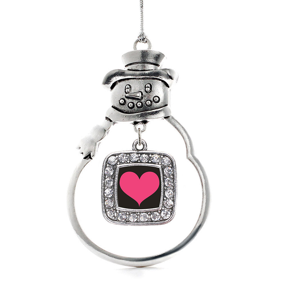 Lovers Square Charm Christmas / Holiday Ornament