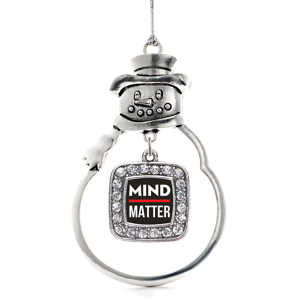 Mind Over Matter Square Charm Christmas / Holiday Ornament