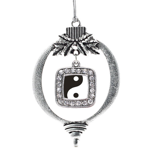 Yin- Yang Square Charm Christmas / Holiday Ornament