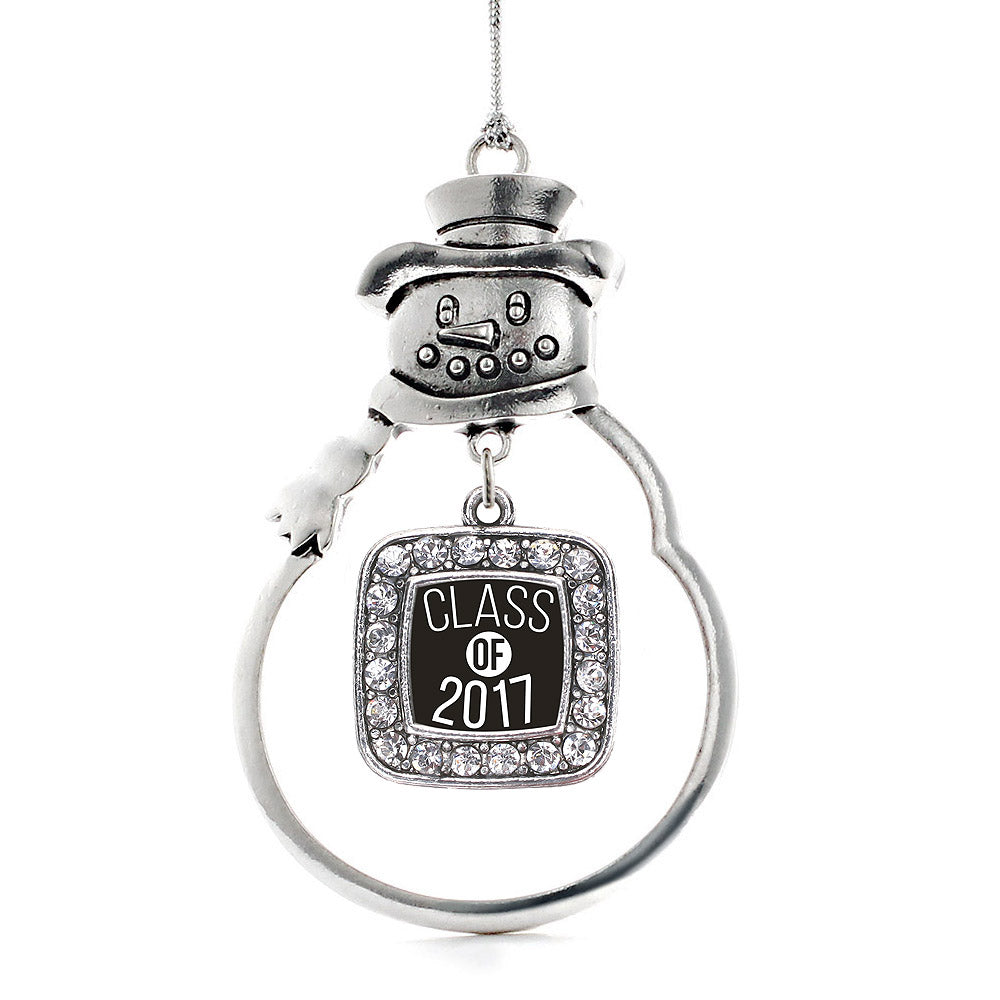 Class of 2017 Square Charm Christmas / Holiday Ornament