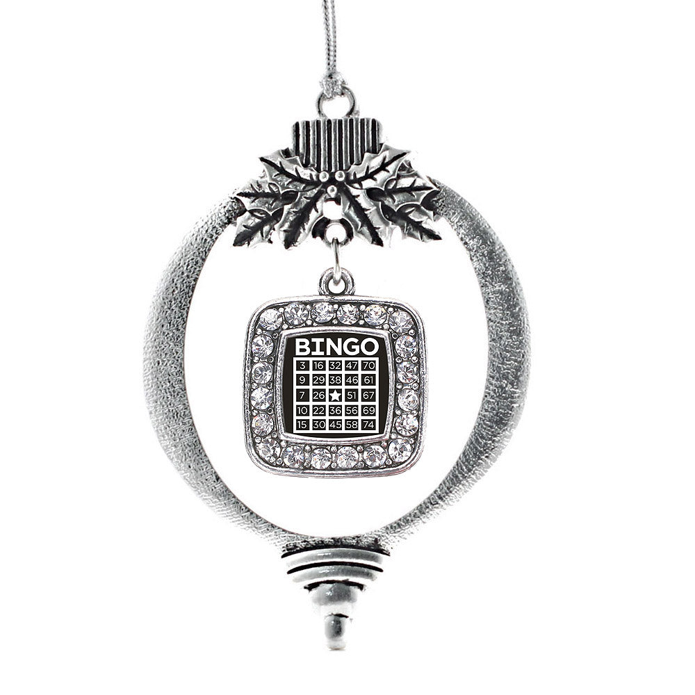 Bingo Square Charm Christmas / Holiday Ornament