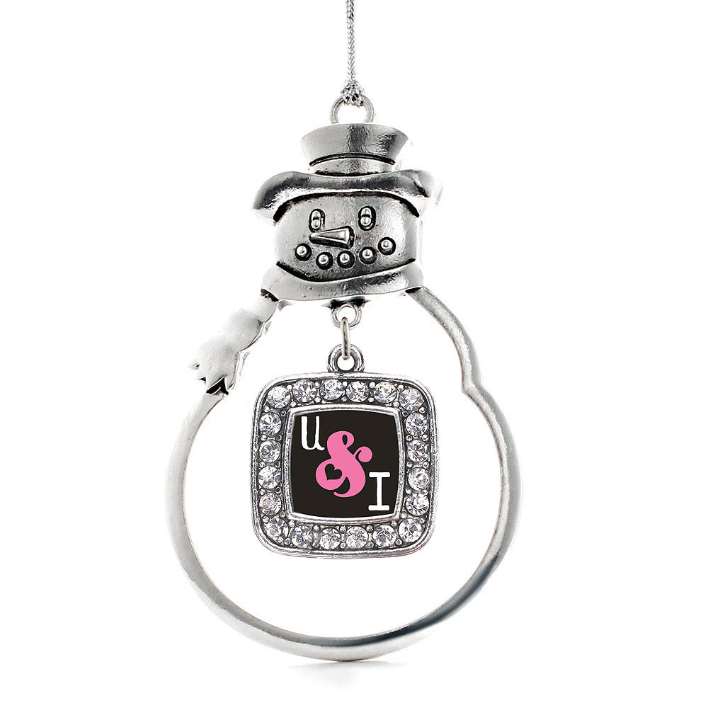 You And I Square Charm Christmas / Holiday Ornament