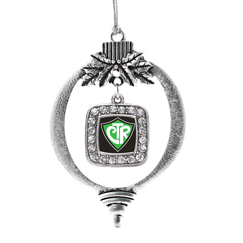 CTR Square Charm Christmas / Holiday Ornament