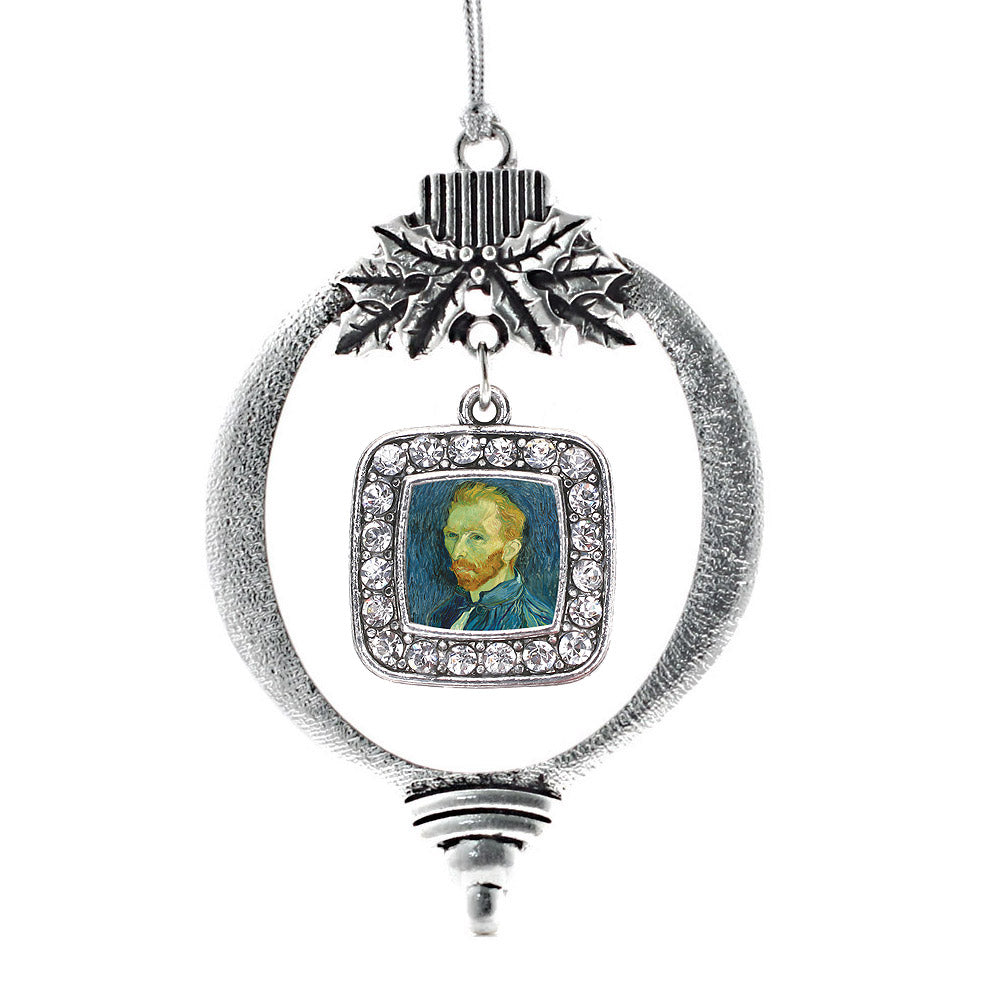 Vincent Van Gogh Square Charm Christmas / Holiday Ornament