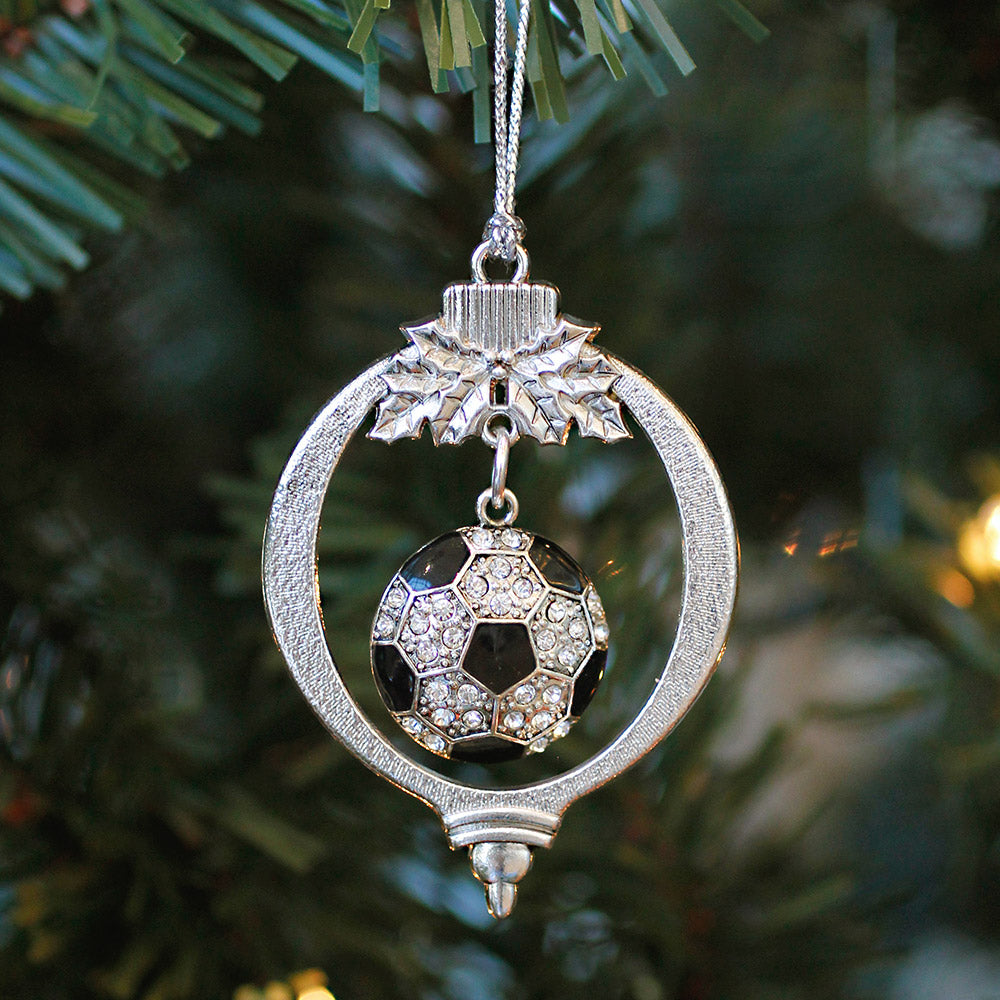 3.0 Carat Pave Soccer Ball Charm Christmas / Holiday Ornament