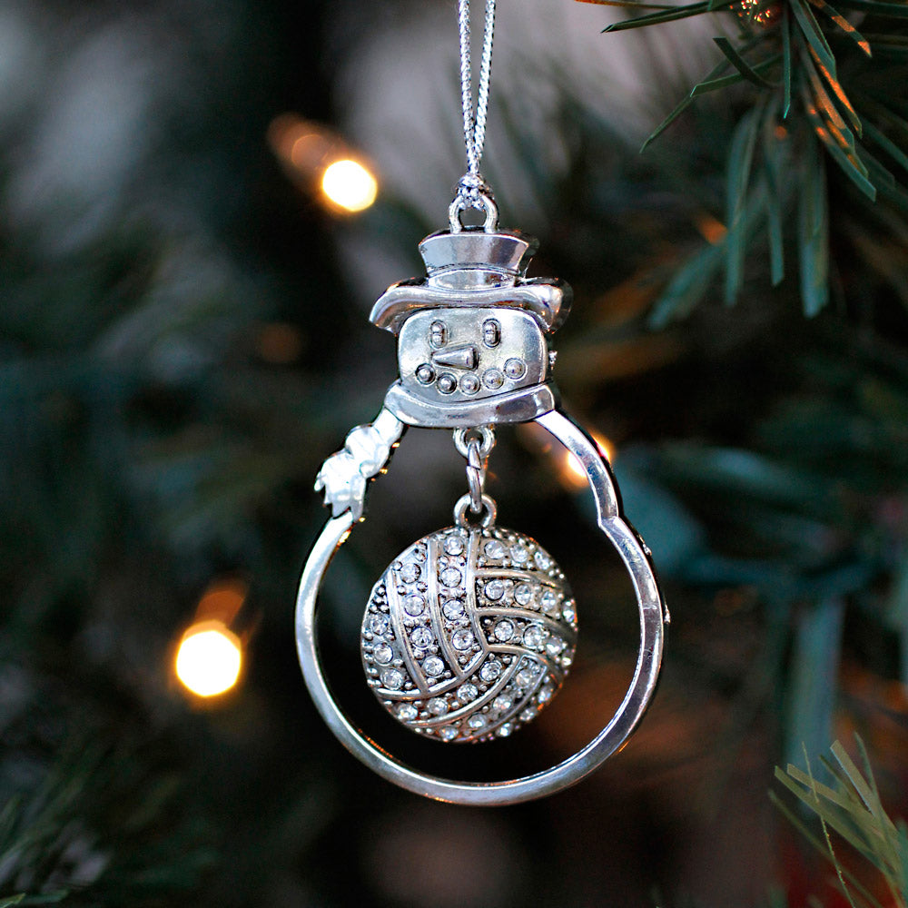3.2 Carat Pave Volleyball Charm Christmas / Holiday Ornament