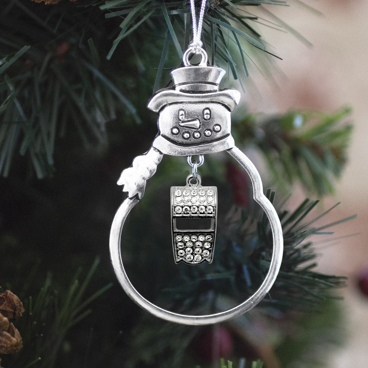 3.0 Carat Whistle Charm Christmas / Holiday Ornament
