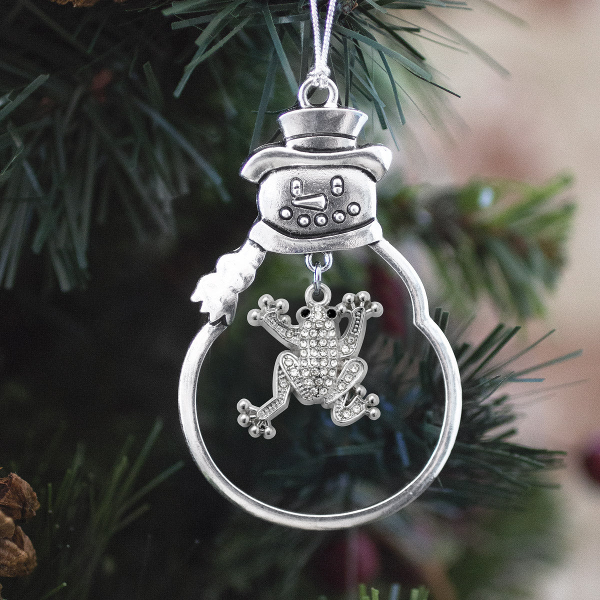 1.0 Carat Frog Charm Christmas / Holiday Ornament