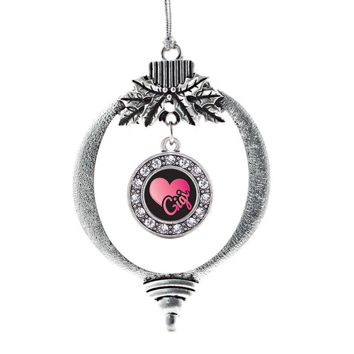 Gigi Circle Charm Christmas / Holiday Ornament