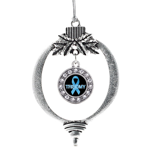 Trisomy Awareness Circle Charm Christmas / Holiday Ornament