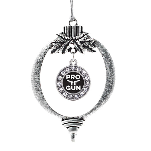 Pro Gun Circle Charm Christmas / Holiday Ornament