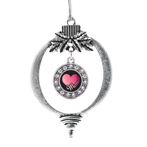 MeMaw Circle Charm Christmas / Holiday Ornament