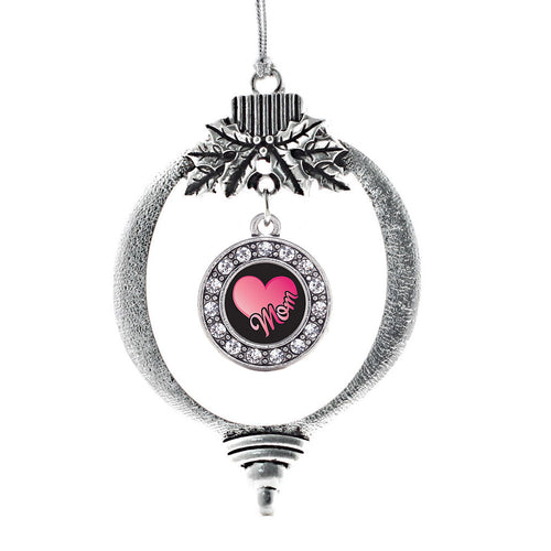 Mom Circle Charm Christmas / Holiday Ornament