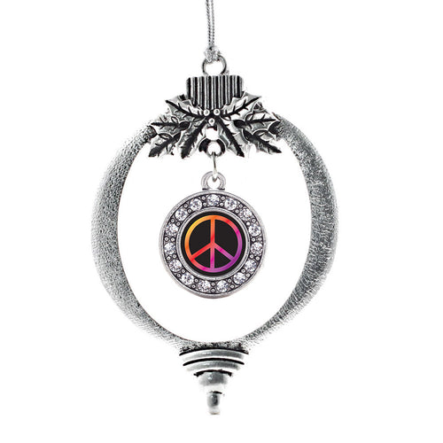 Peace Circle Charm Christmas / Holiday Ornament