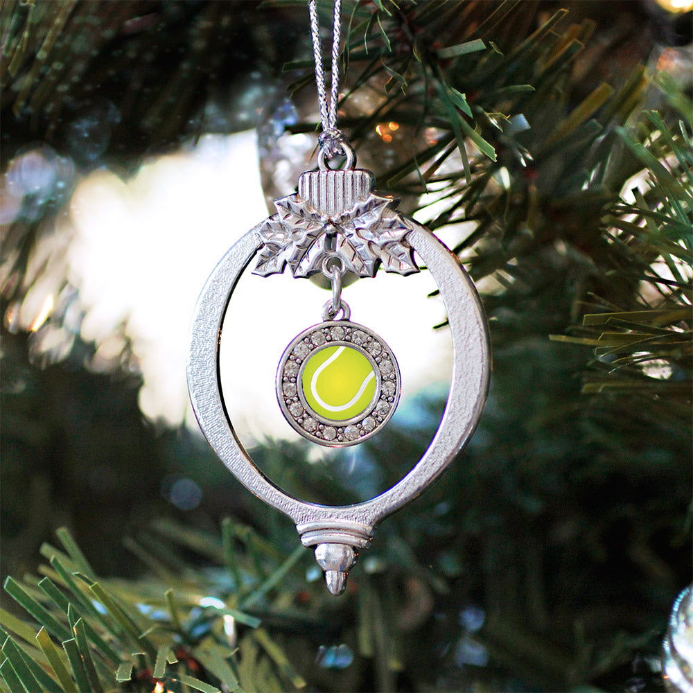 Tennis Circle Charm Christmas / Holiday Ornament
