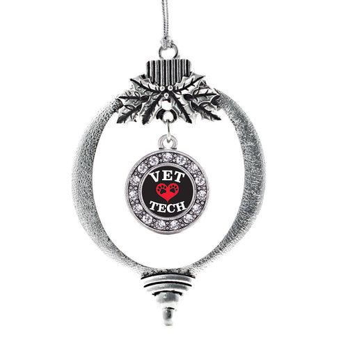 Vet Tech Circle Charm Christmas / Holiday Ornament