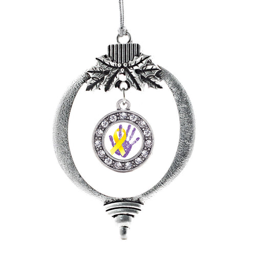 Neuroblastoma Circle Charm Christmas / Holiday Ornament