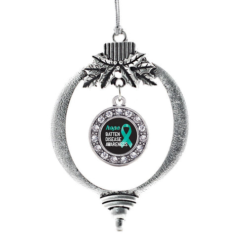 Batten Disease Circle Charm Christmas / Holiday Ornament