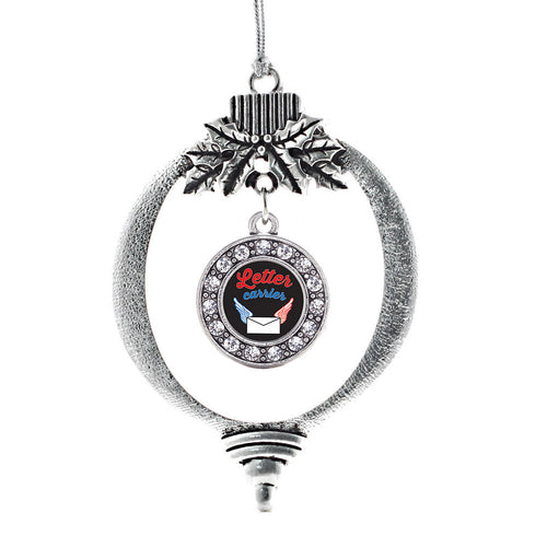 Letter Carrier Circle Charm Christmas / Holiday Ornament