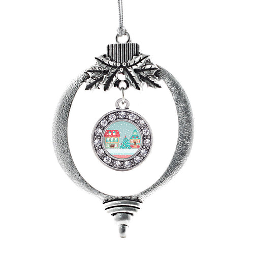 Winter Wonderland Circle Charm Christmas / Holiday Ornament