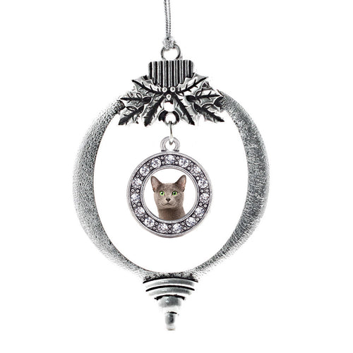 Birman Cat Circle Charm Christmas / Holiday Ornament