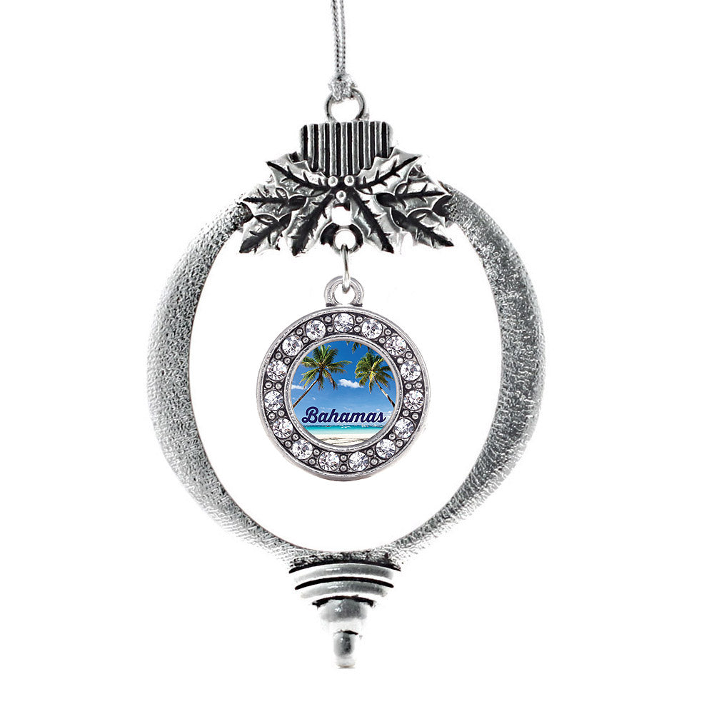 Bahamas Circle Charm Christmas / Holiday Ornament