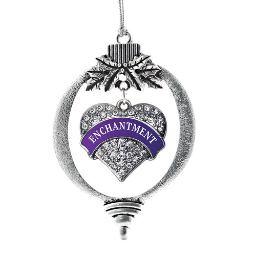 Enchantment Pave Heart Charm Christmas / Holiday Ornament