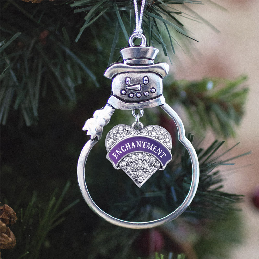 Enchantment Pave Heart Charm Christmas / Holiday Ornament