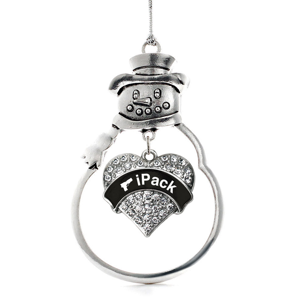 iPack Pave Heart Charm Christmas / Holiday Ornament