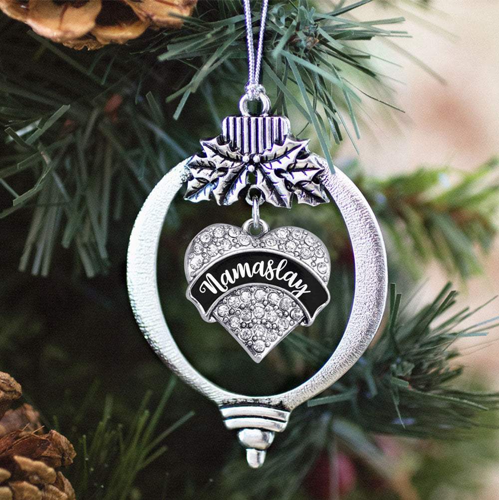 Namaslay Pave Heart Charm Christmas / Holiday Ornament