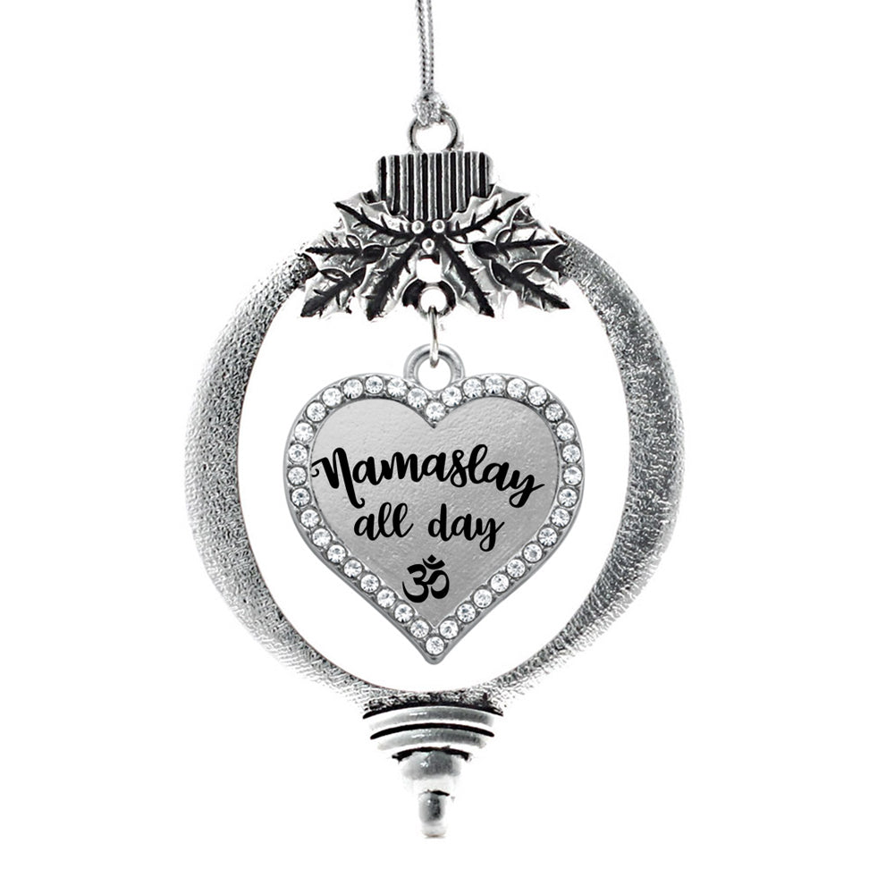 Namaslay All Day Open Heart Charm Christmas / Holiday Ornament