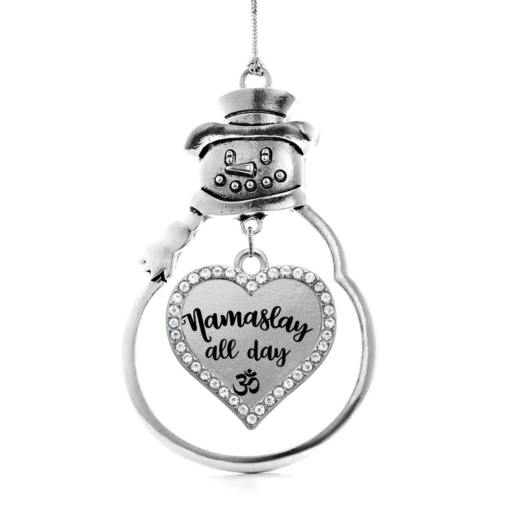 Namaslay All Day Open Heart Charm Christmas / Holiday Ornament