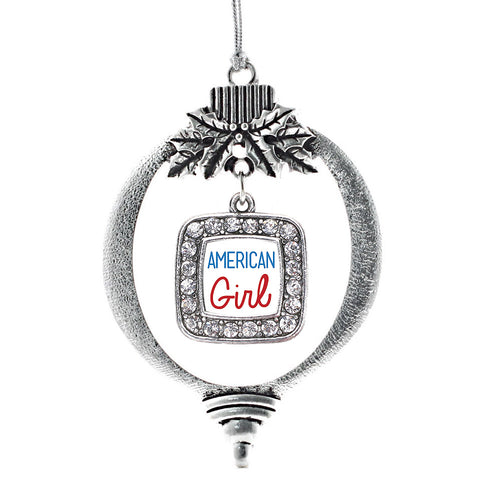 American Girl Square Charm Christmas / Holiday Ornament