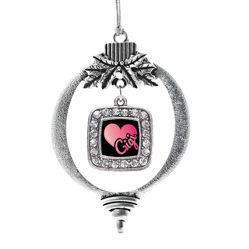 Gigi Square Charm Christmas / Holiday Ornament