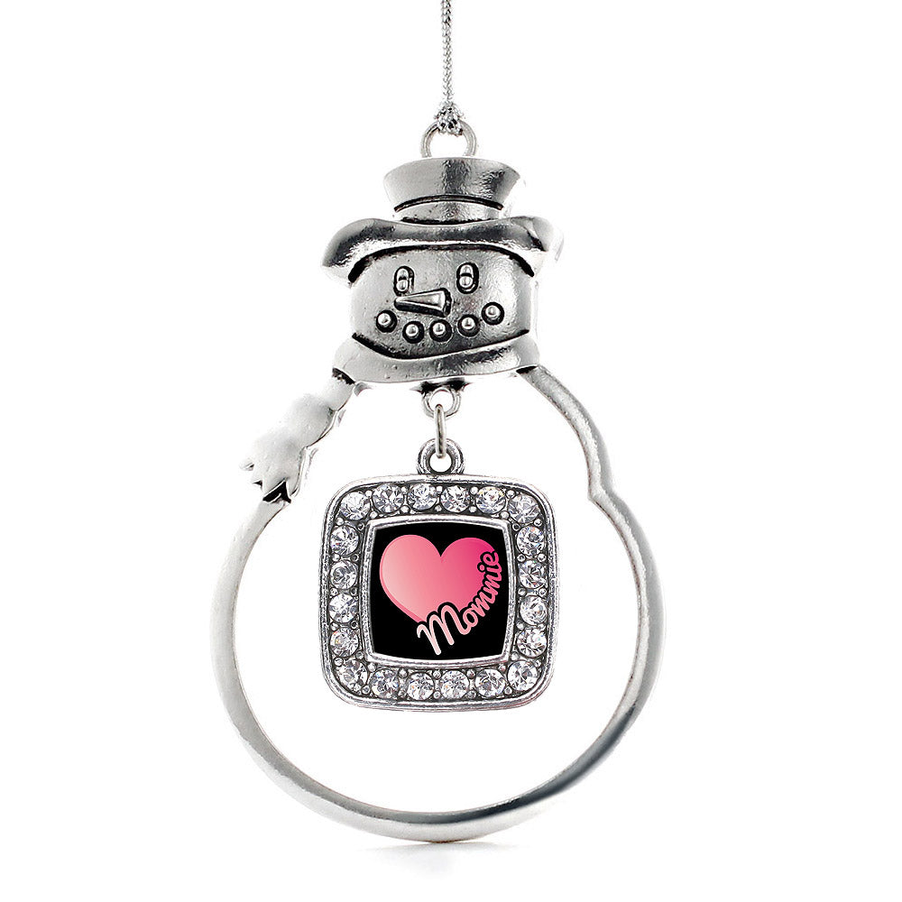 Mommy Square Charm Christmas / Holiday Ornament