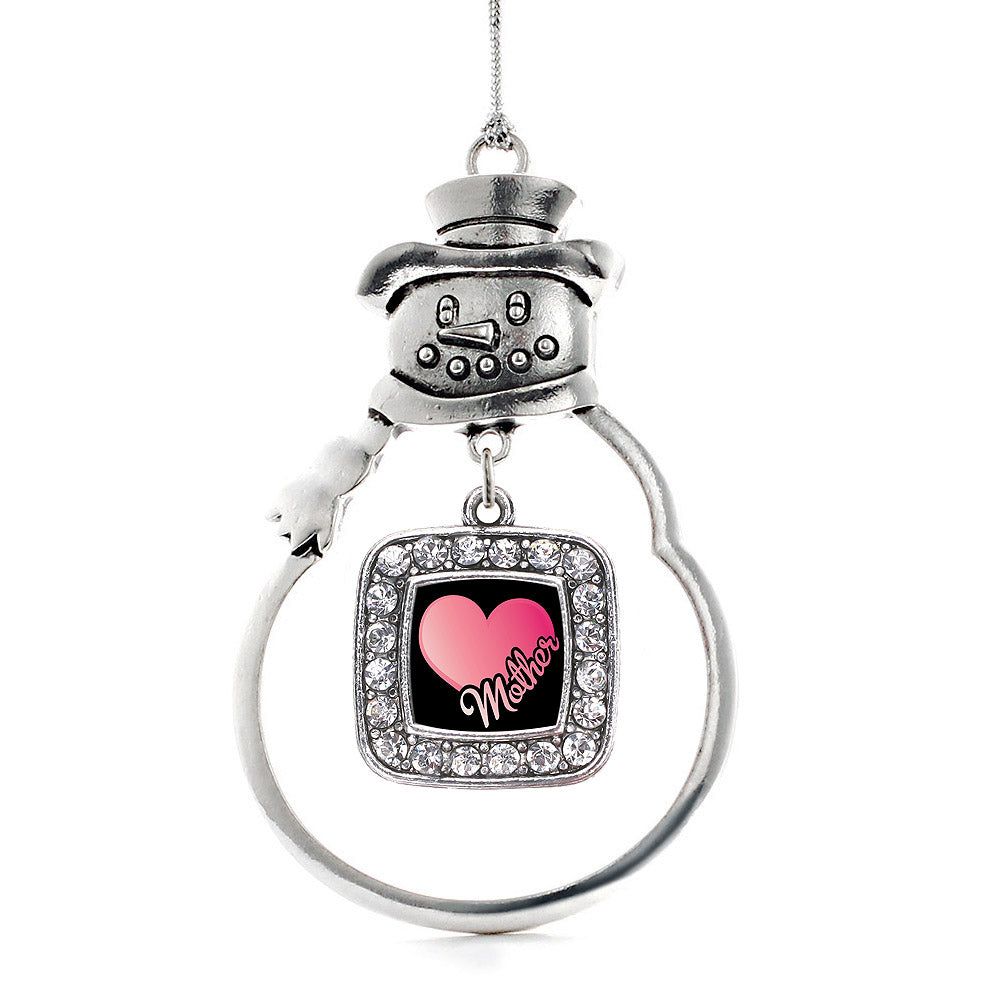 Mother Square Charm Christmas / Holiday Ornament