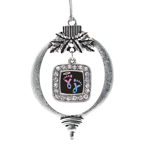 Infancy Loss Square Charm Christmas / Holiday Ornament