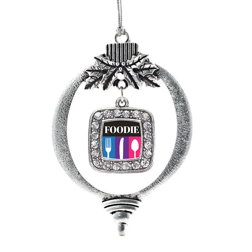 Foodie Square Charm Christmas / Holiday Ornament
