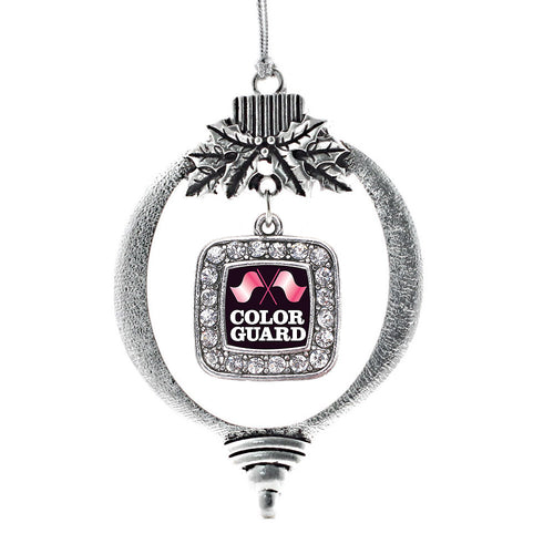 Color Guard Square Charm Christmas / Holiday Ornament